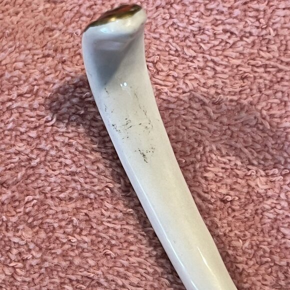 Fitz and Floyd Florentine Christmas Sugar Spoon 4.25" Ceramic - Picture 5 of 9